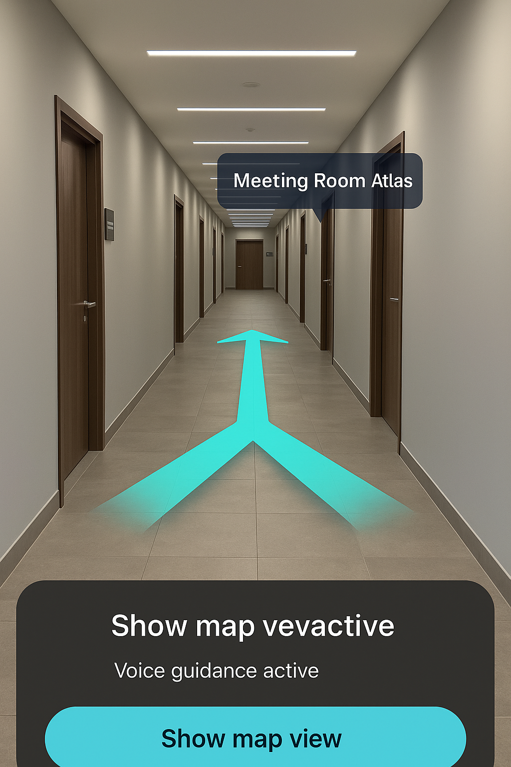 Live AR navigation